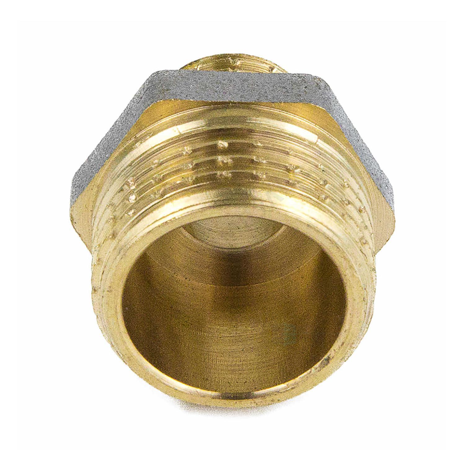Ниппель латунь никель переходной Ду 40х32 (1 1/2"х1 1/4") НР 9023 ГОСТ 32585-2013 Aquasfera 9023-11 — изображение 12