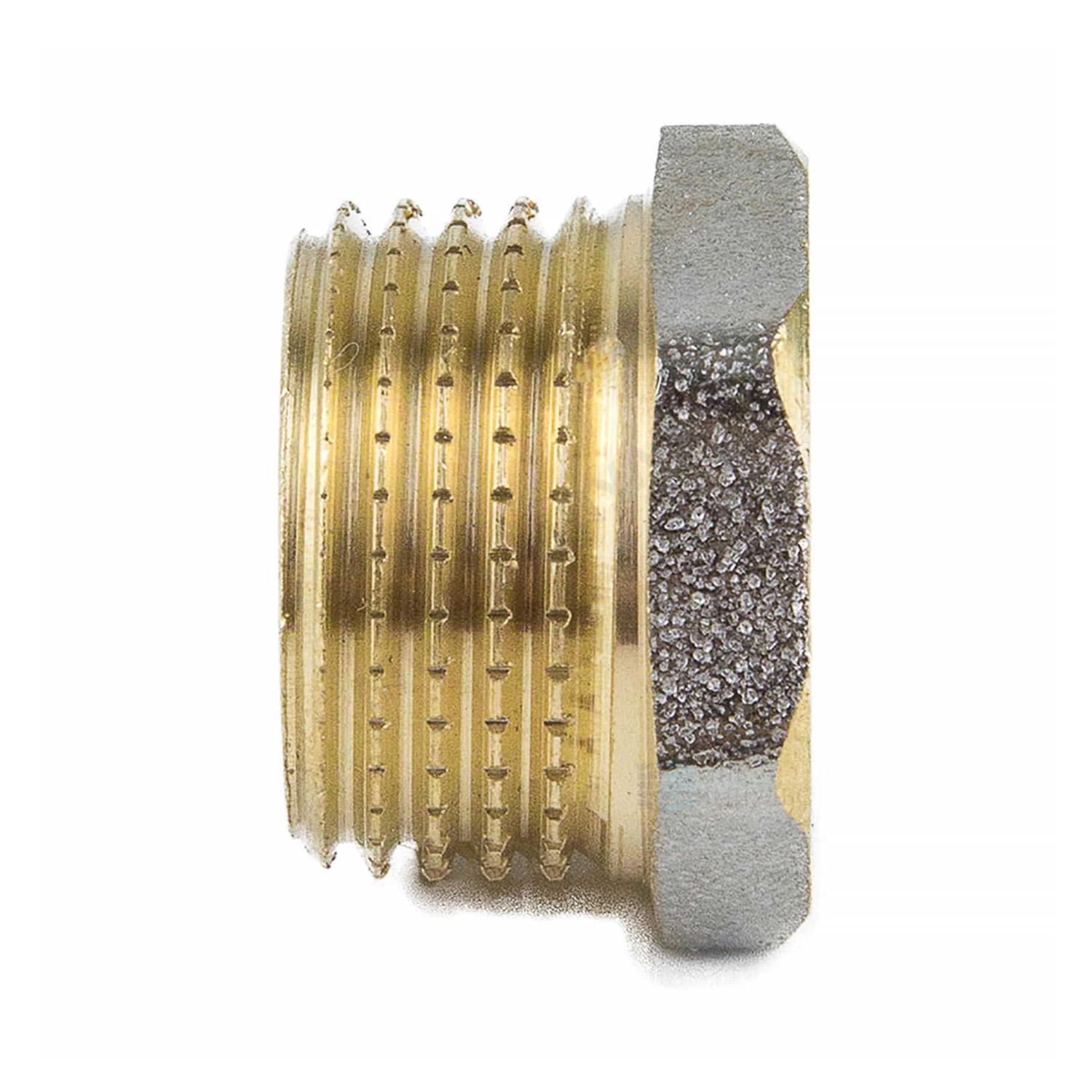 Футорка латунь никель Ду 40х25 (1 1/2"х1") НР/ВР 9024 ГОСТ 32585-2013 Aquasfera 9024-09 — изображение 14