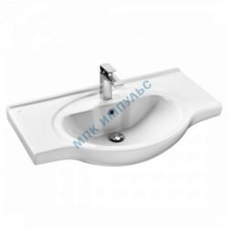 Умывальник мебельный Сенеж 87 1 отверстие под смеситель по центру белый Santek 1.WH11.0.265