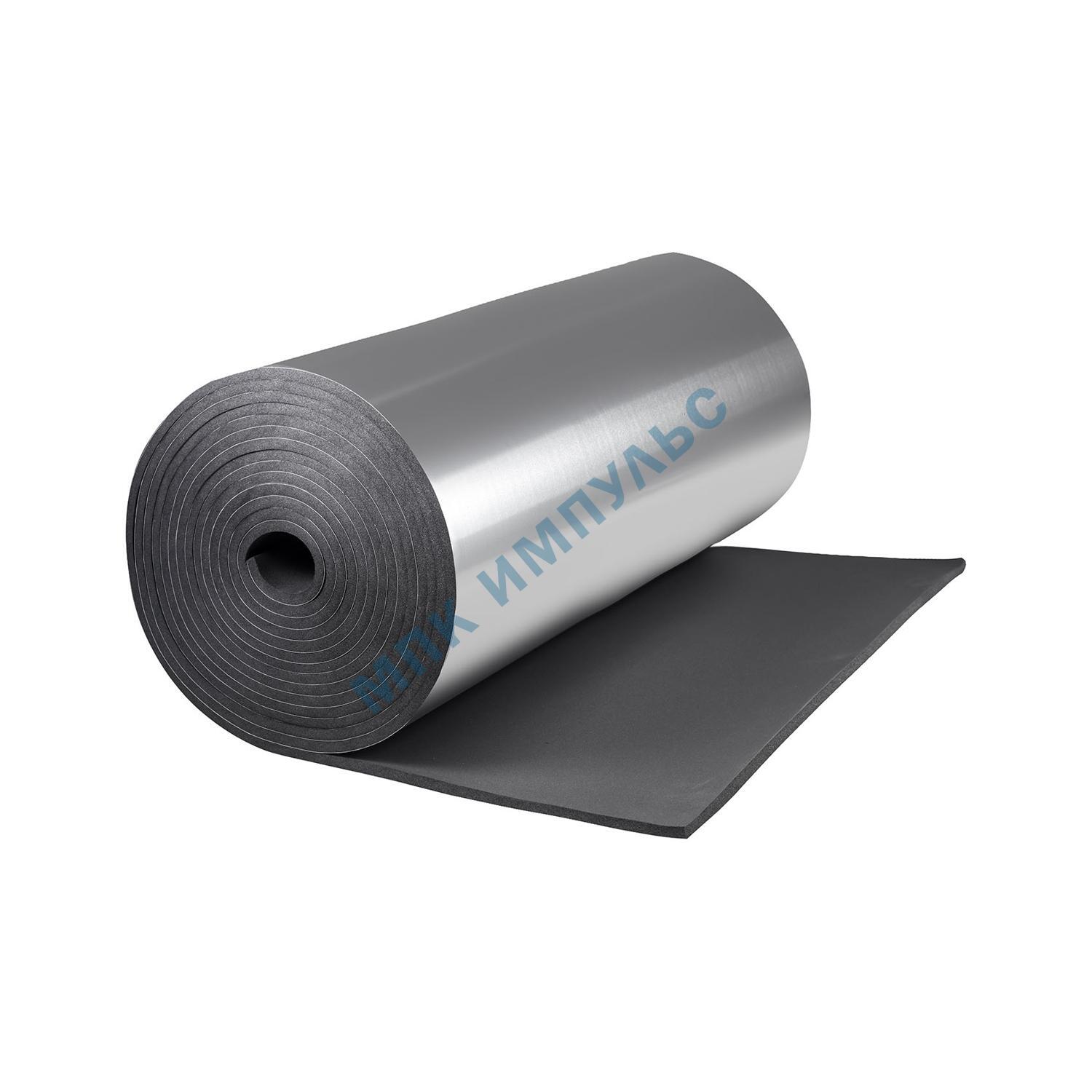 Рулон вспененный каучук ST 19/1,0-10 Тмакс=110°C черный с покрытием AL CLAD K-flex 80619210103CL