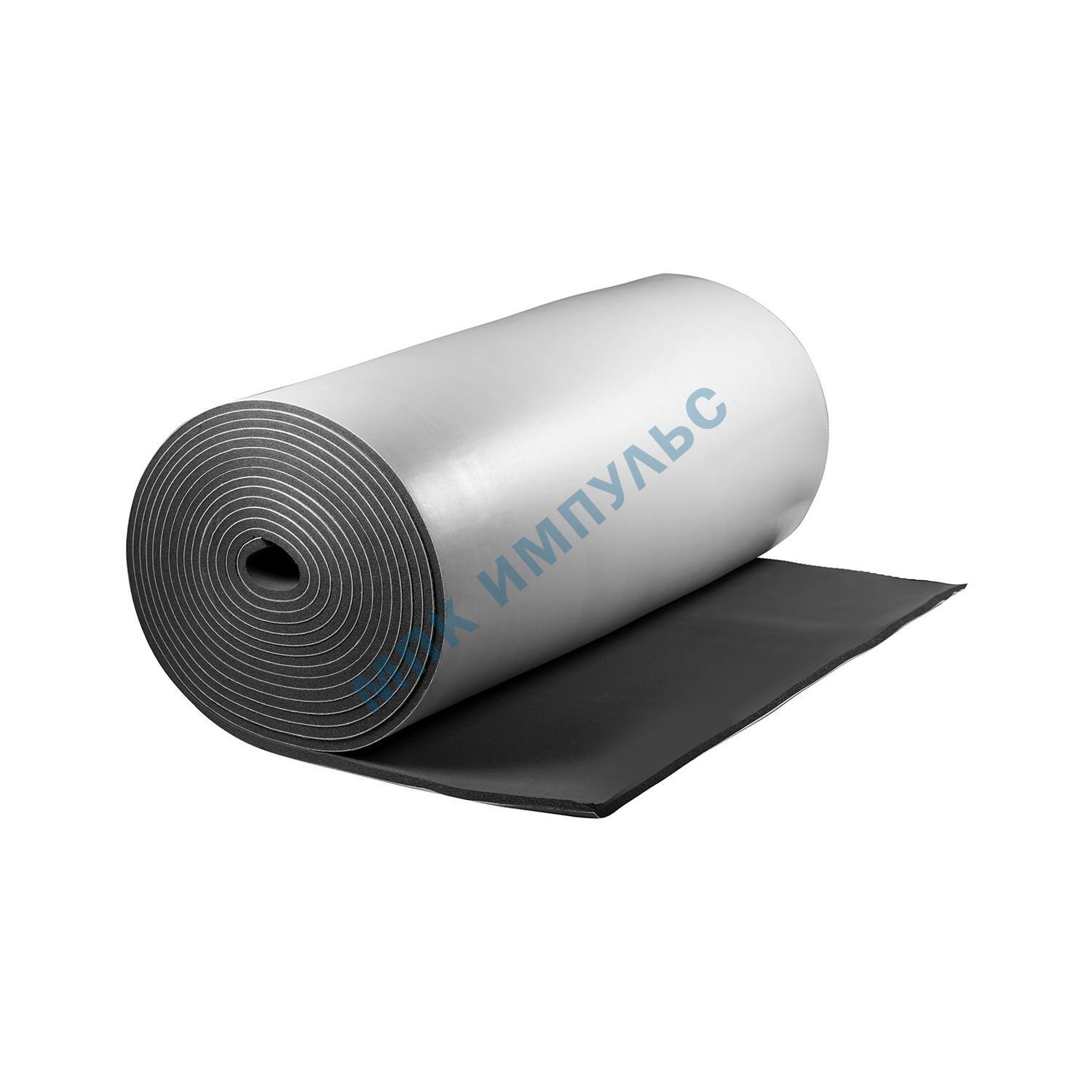 Рулон вспененный каучук ST 13/1,0-14 Тмакс=110°C черный с покрытием IN CLAD grey K-flex 80013210103IG