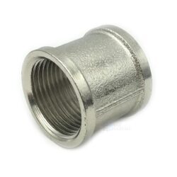 Муфта латунь никель Ду 32 (1 1/4") ВР/ВР FN120 SantechSystems