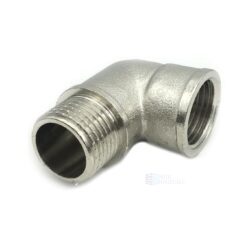 Угольник латунь никель Ду 20 (3/4") ВР/НР FN132 SantechSystems