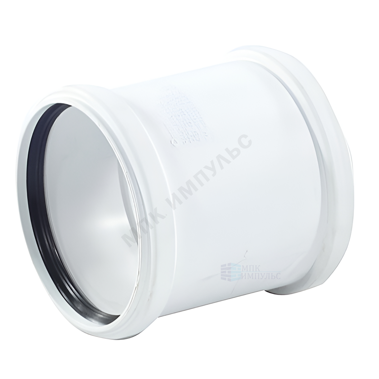 Муфта PP-H двухраструбная бесшумная белая Дн 110 б/нап Rehau 11214941001