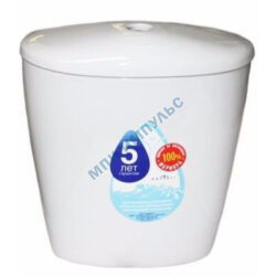 Бачок для унитаза нижний подвод без арматуры слив кнопка белый Виктория Santeri 1.3521.6.S00.00B.F