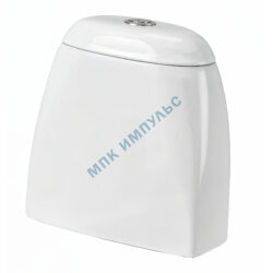 Бачок для унитаза нижний подвод без арматуры слив кнопка белый Римини Santek 1.WH11.0.673