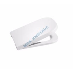 Сиденье для унитаза Домино дюропласт микролифт белое Люкс Rosa (Кировская керамика)