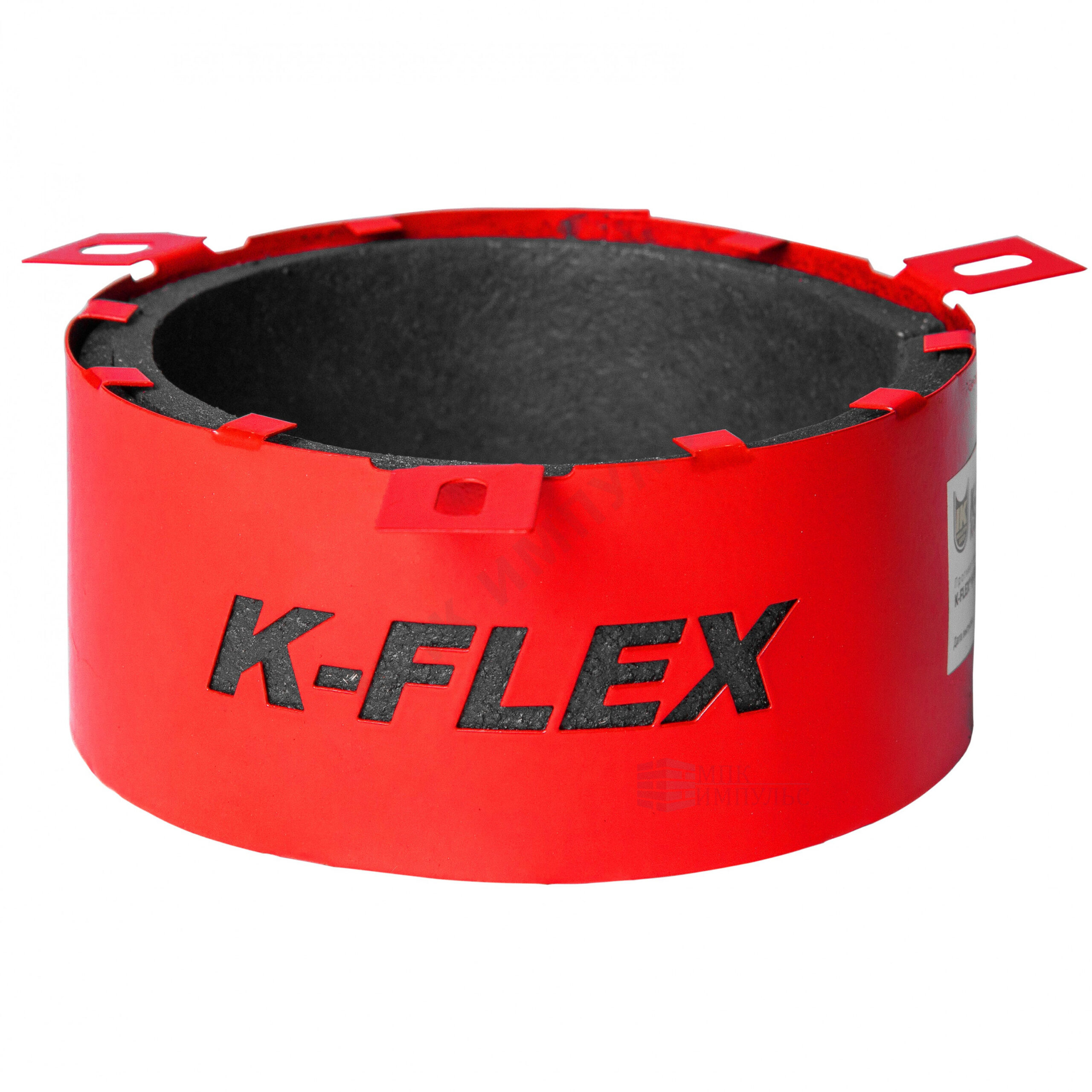 Муфта противопожарная сталь Дн 160 для труб K-Fire Collar красная K-flex R85CFGS00160 — изображение 2
