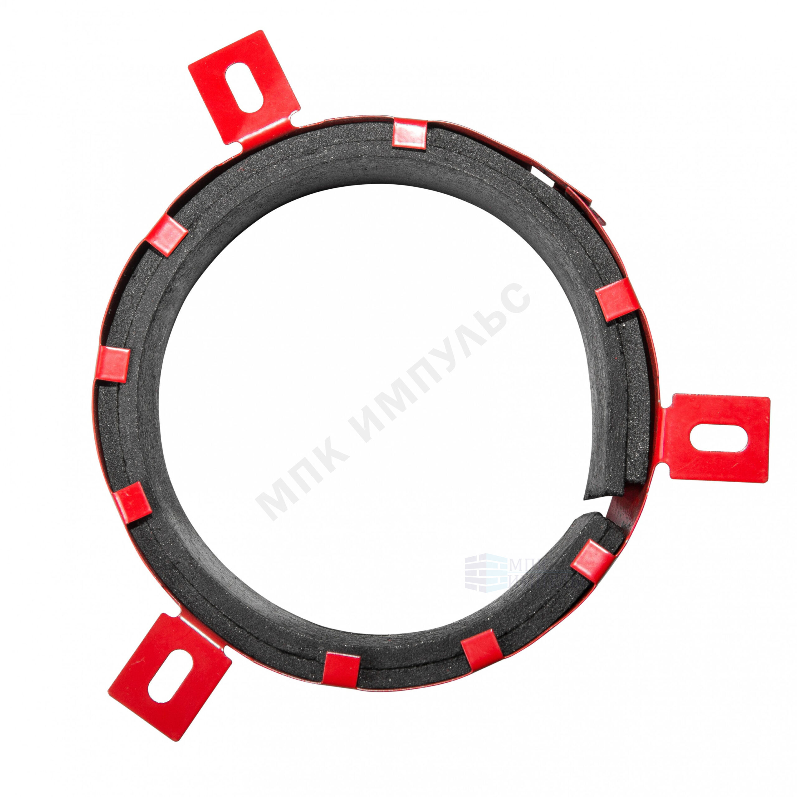 Муфта противопожарная сталь Дн 110 для труб K-Fire Collar красная K-flex R85CFGS00110 — изображение 3