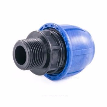 Муфта компрессионная ПЭ Дн 40х1" НР Ру16 RTP (РосТурПласт) 11512