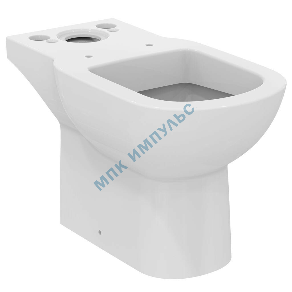 Чаша унитаза горизонтальный выпуск без сиденья белая TEMPO Ideal Standard T331201