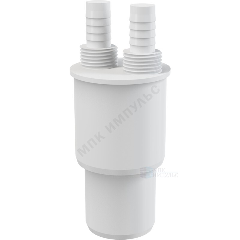 Муфта PP-H переходная белая HT Дн 50х40 б/нап резьба 1/2"НР