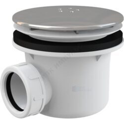 Сифон для поддона 1 1/2"x90/40 h=84мм слив крышка D=115мм Alca Plast A49K