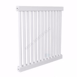 Радиатор трубчатый РС 1-500 36 секций с боковой подводкой ВР G 1/2" с кронштейнами RAL 9016 (Белый) КЗТО РС15003612