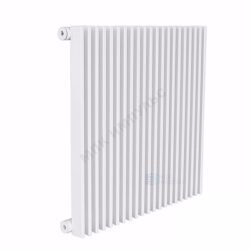 Радиатор трубчатый Параллели В1-1750 шаг 25мм 11 секций с т/клапаном с нижней подводкой лев ВР G 1/2" с кронштейнами RAL 9016 (Белый) КЗТО
