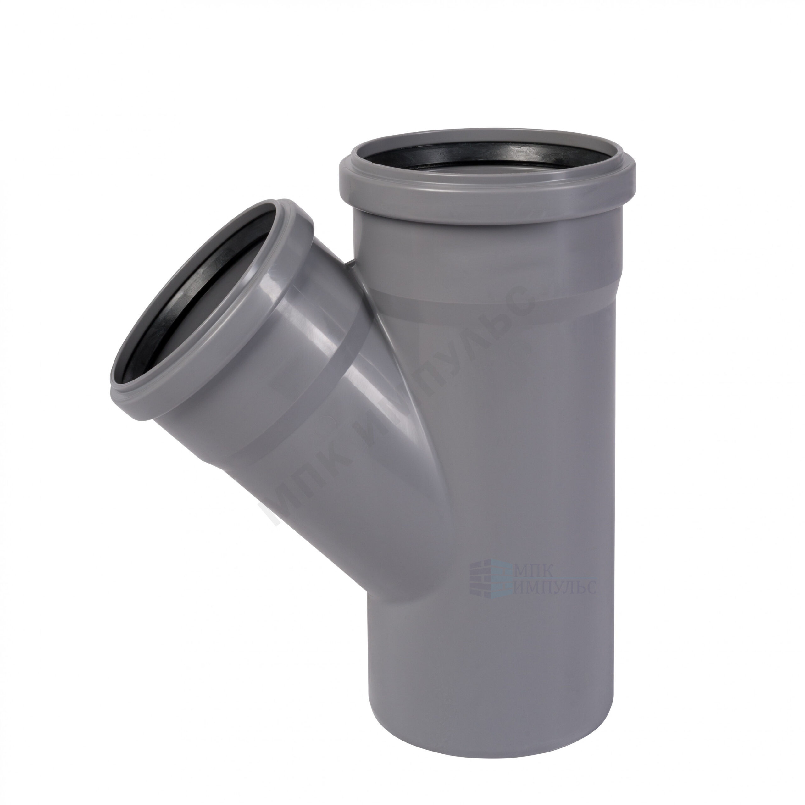 Тройник PP-H переходной серая HT HTEA Дн 125х110х45гр б/нап в/к Ostendorf 116210