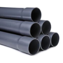 Труба НПВХ 125 SDR26 Дн 200х7,7 Ру10 L=3м серая напорный раструбная под клеевое соединение Aquaviva AQV320077R