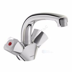 Смеситель для умывальника двуручный хром PRACTIC Vidima BA226AA