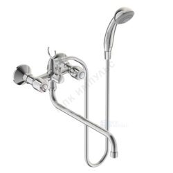 Смеситель для ванны с душем двуручный хром ISKAR Vidima BA167AA