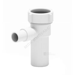Патрубок для сифона 1 1/4"x32 с отводом (штуцером) АНИ Пласт M230