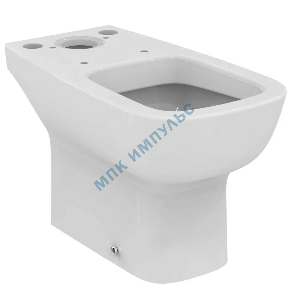 Чаша унитаза горизонтальный выпуск без сиденья белая Esedra Ideal Standard T283401.