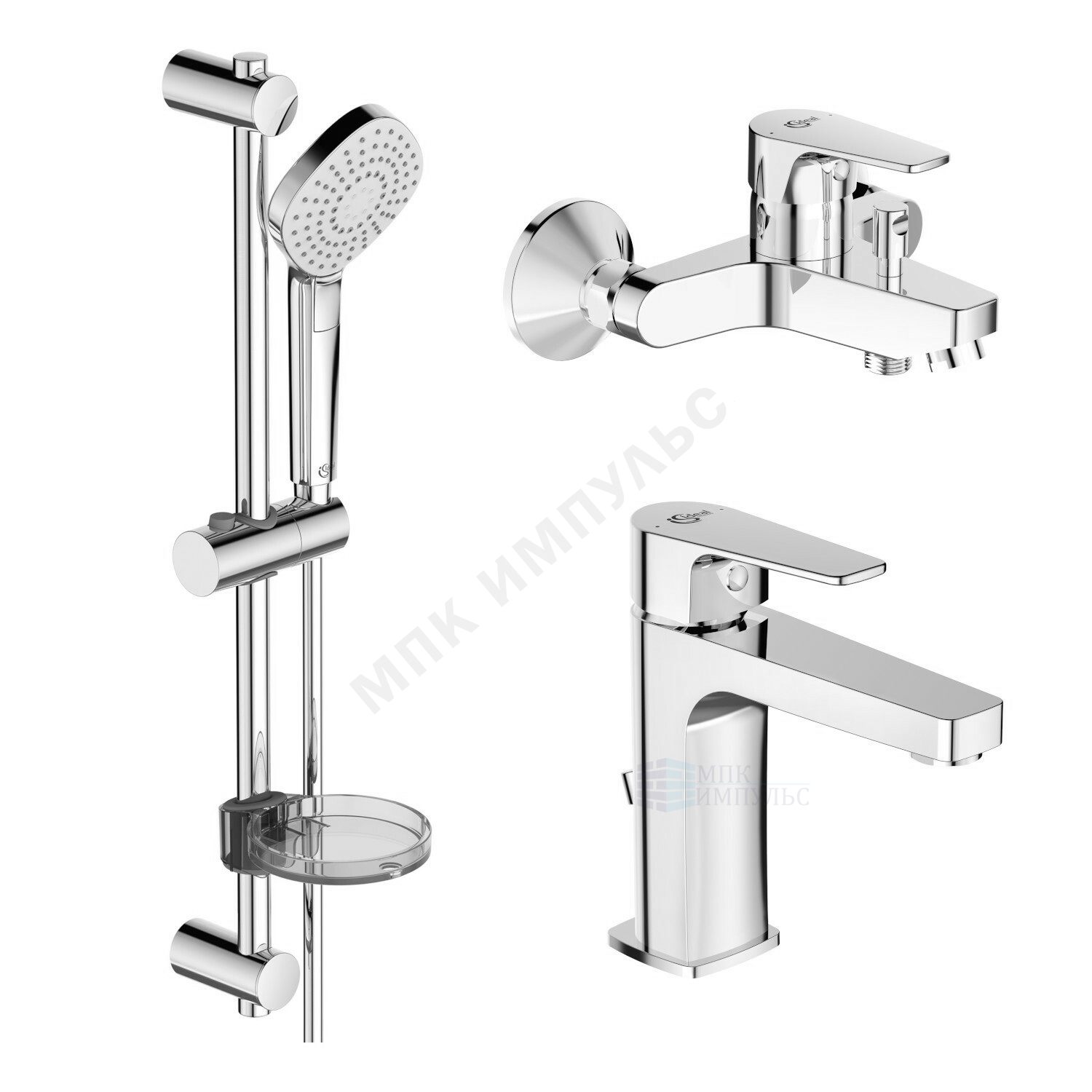 Промо-комплект для ванны с душем хром ESLA Ideal Standard BC264AA