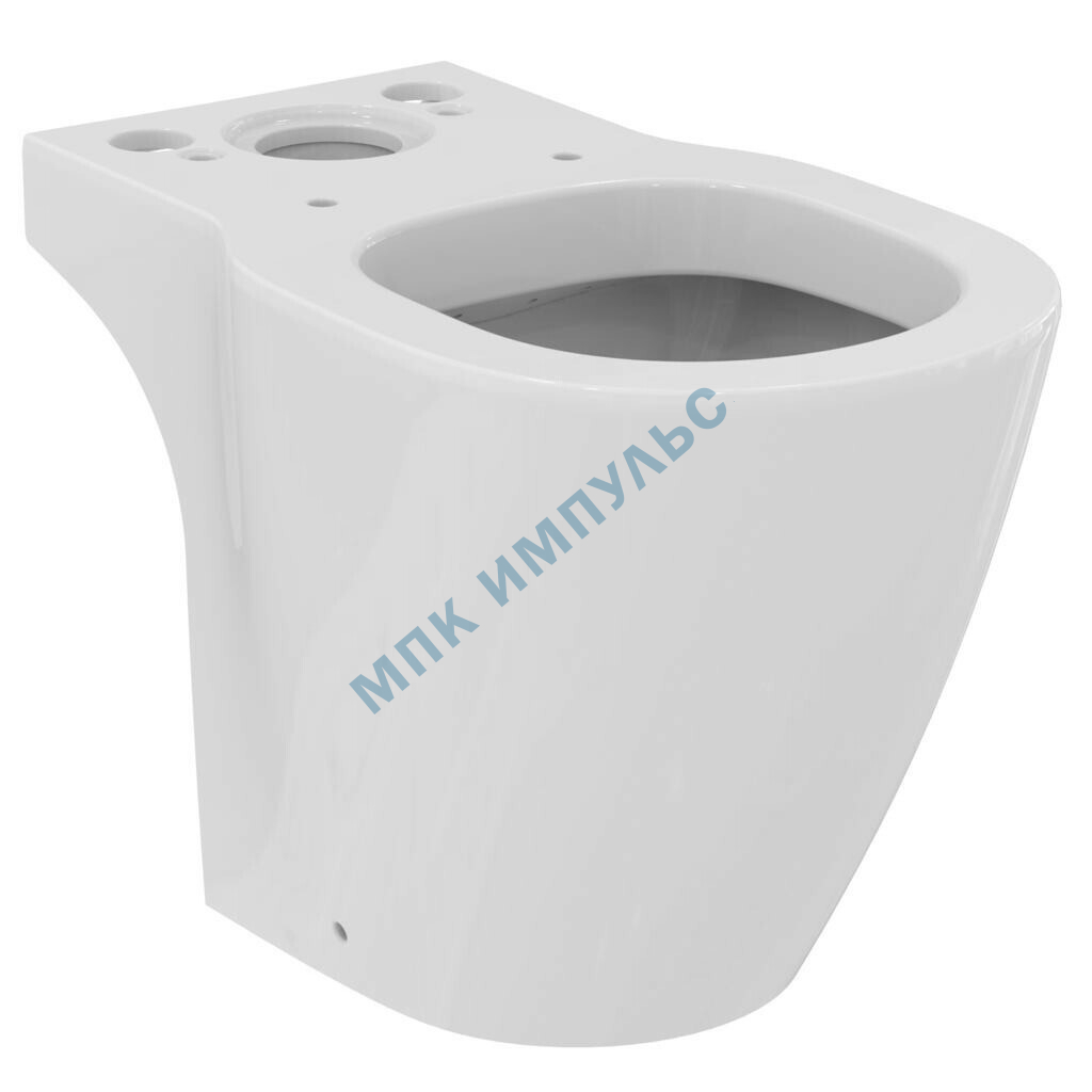 Чаша унитаза горизонтальный выпуск без сиденья белая CONNECT SPACE Ideal Standard E119501