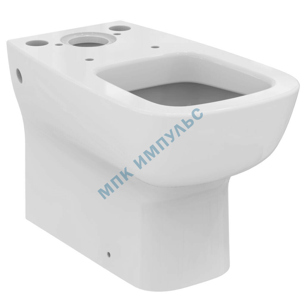 Чаша унитаза горизонтальный выпуск без сиденья белая Esedra Ideal Standard T282001.