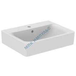 Умывальник подвесной Connect CUBE 60 1 отверстие под смеситель по центру белый Ideal Standard E794501