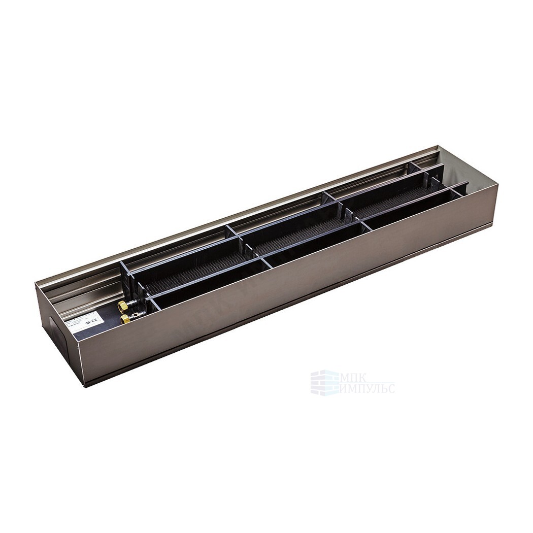 Конвектор внутрипольный без решетки подключение - слева с торца WSK Mohlenhoff WSK 260-190-1000