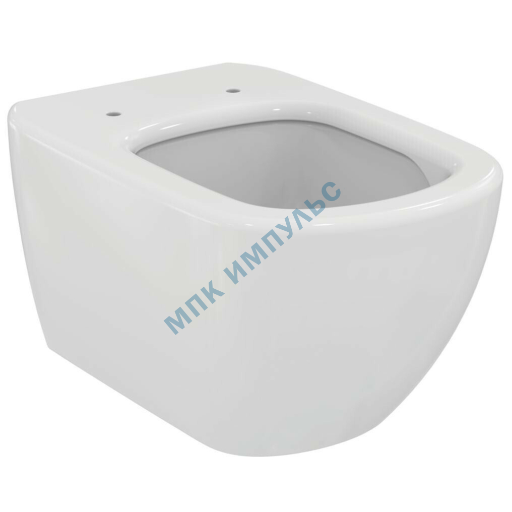 Унитаз подвесной без сиденья белый матовый TESI AquaBlade Ideal Standard T0079V1