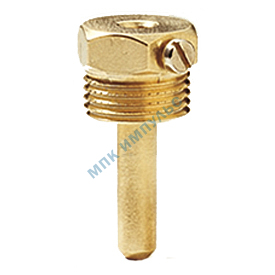 Гильза латунь R227-1 НР G1/2" для датчика температуры Giacomini R227Y003