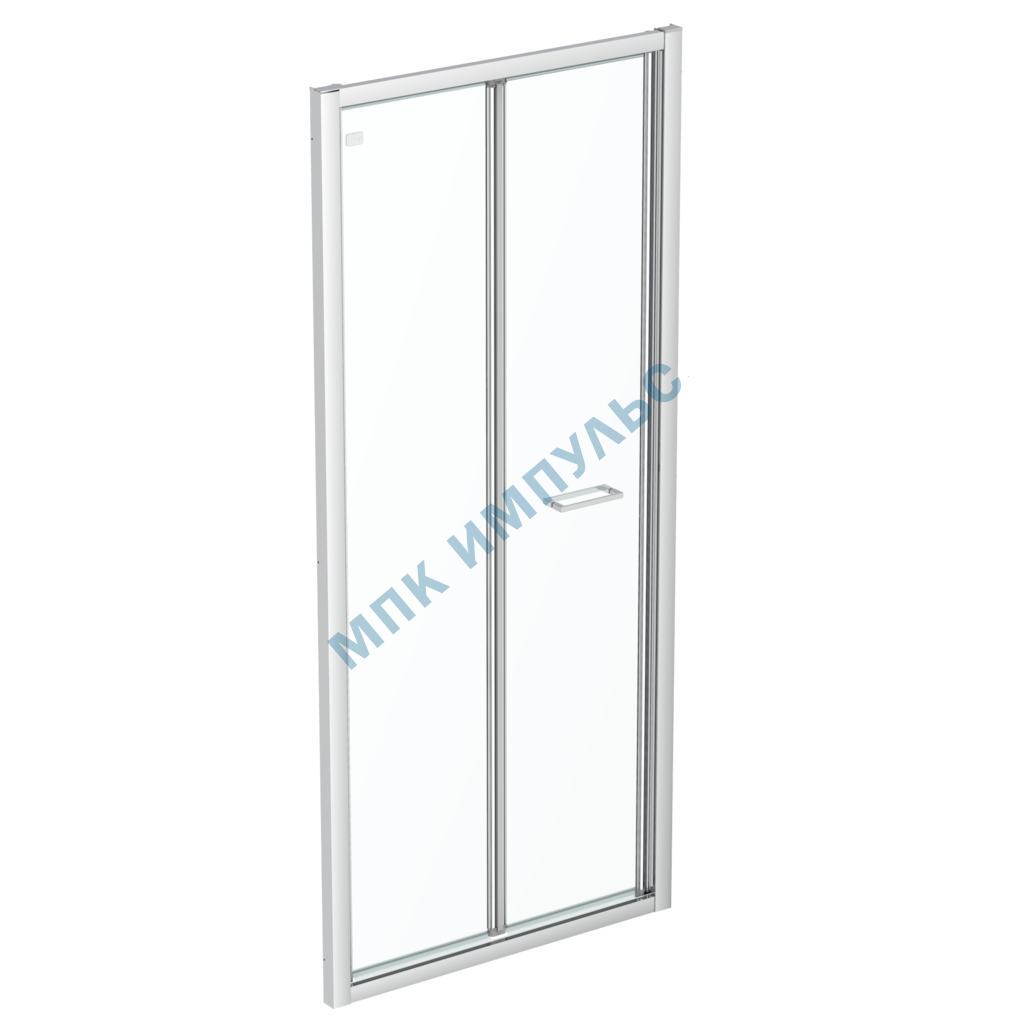 Дверь душевая CONNECT 2 Bifold door 900х1950 мм алюминиевый профиль, серебро Ideal Standard K9287EO