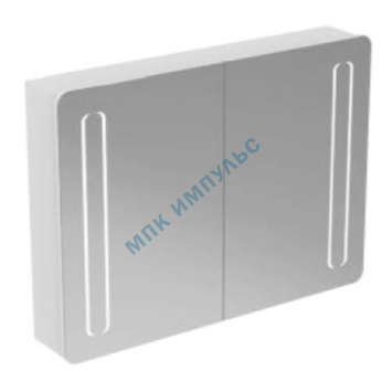 Шкаф зеркальный MIRROR&LIGHT алюминий с подсветкой Ideal Standard T3389AL