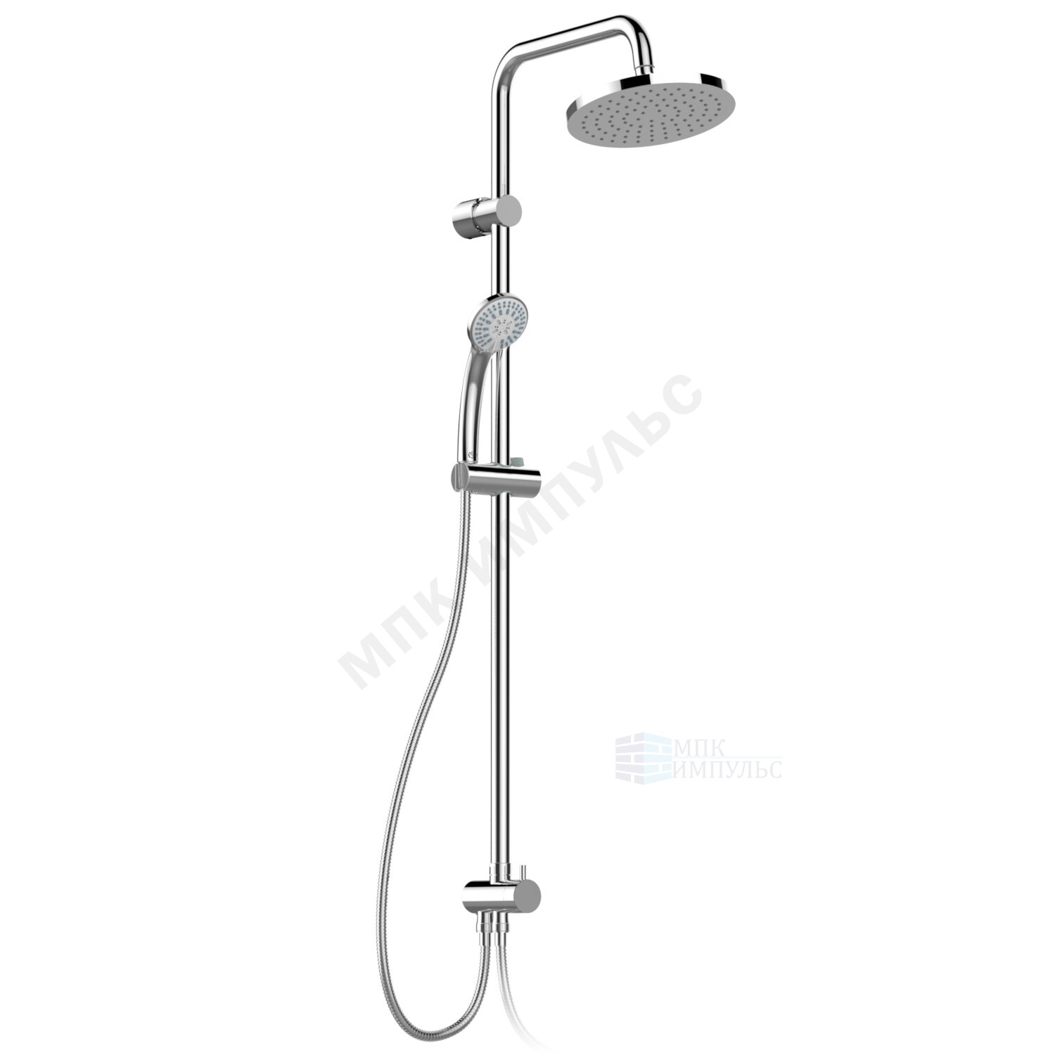 Система душевая без смесителя хром IDEALRAIN ECO Ideal Standard A6281AA