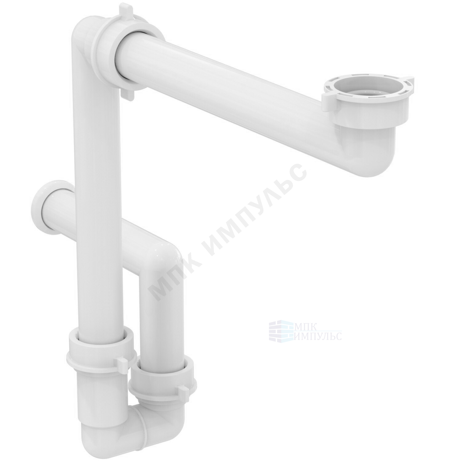 Сифон для умывальника трубный 1 1/4"x32 без выпуска Space Saving Ideal Standard EE23033967