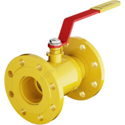 Кран шаровой сталь газ GAS PRO 11с67п 2ЦФ.00.1 Ду 50 Ру40 фл L=180мм Маршал 2ЦФ.00.1.040.050/040