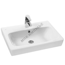 Умывальник мебельный Нео 60 1 отверстие под смеситель по центру белый Santek 1.WH30.2.186