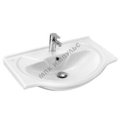 Умывальник мебельный Байкал 60 1 отверстие под смеситель по центру белый Santek 1.WH10.9.652