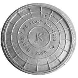 Люк чугун канализационный (К) Л (легкий) А15 круглый h=60мм Л(А15)-1-60 ГОСТ 3634-2019
