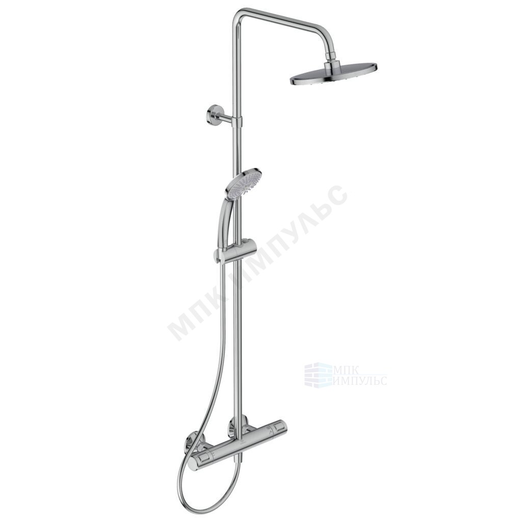 Система душевая с термостатическим смесителем хром CERATHERM T25 Ideal Standard A7208AA