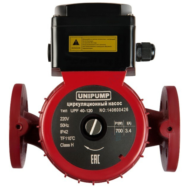 Насос циркуляционный с мокрым ротором UPF 50-200 280 PN10 1х230В/50 Гц Unipump 18397