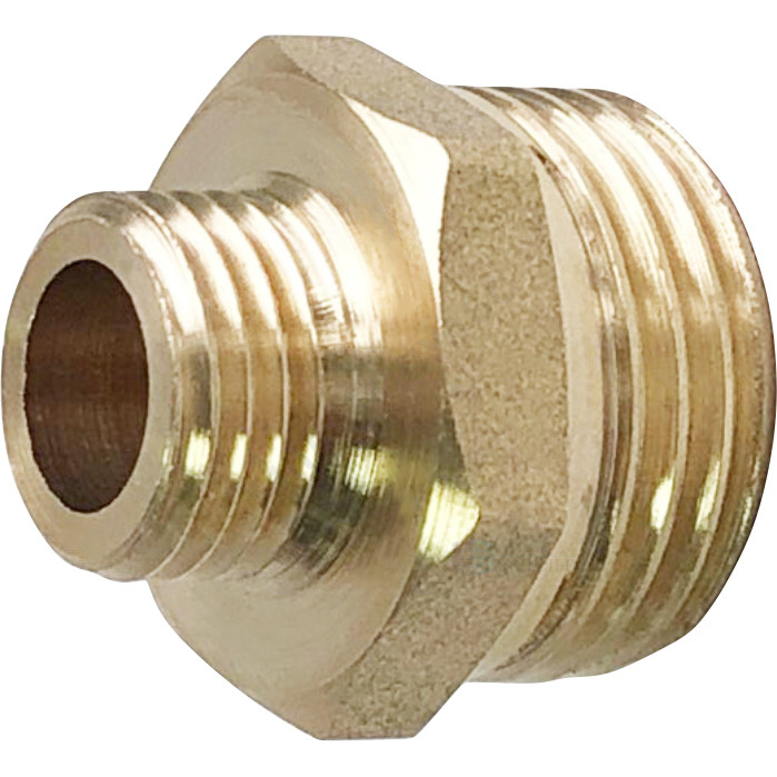 Ниппель латунь переходной Ду 25х15 (1"х1/2") НР VALFEX VF.580.L.100.012