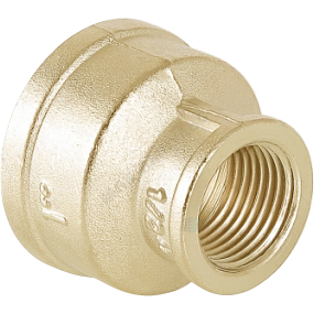 Муфта латунь переходная Ду 32х15 (1 1/4"х1/2") ВР/ВР VALFEX VF.240.L.114.012 — изображение 2