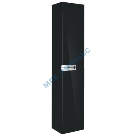 Шкаф-колонна Victoria Nord Black Edition черный глянец Roca ZRU9000095