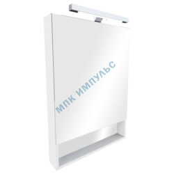 Шкаф зеркальный The Gap 60 белый матовый Roca ZRU9302748
