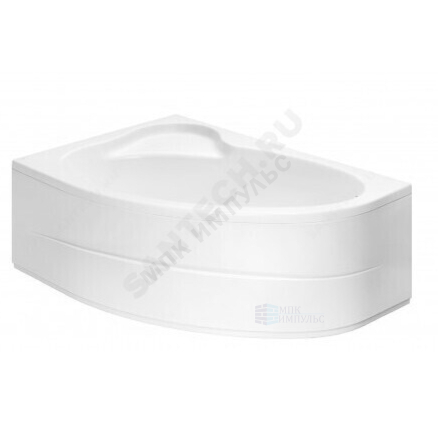 Ванна акриловая Эдера L 170х110см без ножек левосторонняя Santek 1.WH11.1.995 — изображение 2