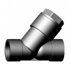 Клапан обратный ПВХ Дн 75 Ру10 под клеевое соединение Агригазполимер 206-070