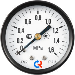 Манометр ТМ-210Т.00 осевой Дк50мм 0-0,6 МПа кл.2,5 G1/4" Росма 00000000598
