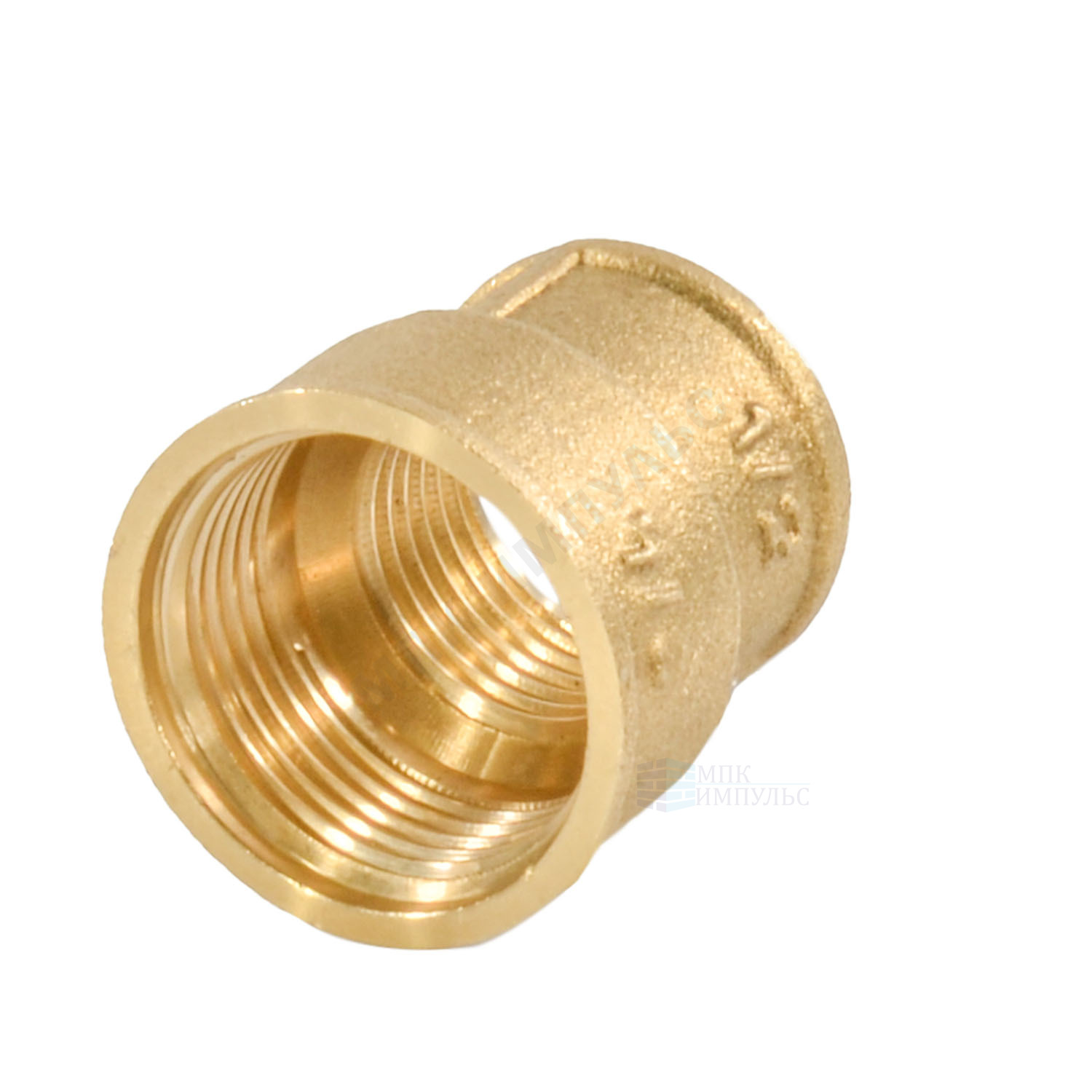 Муфта латунь переходная Ду 32х25 (1 1/4"х1") ВР/ВР VALFEX VF.240.L.114.100